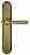 Ручка дверная Extreza DANIEL (Даниел) 308 на планке PL05 PASS матовая бронза F03
