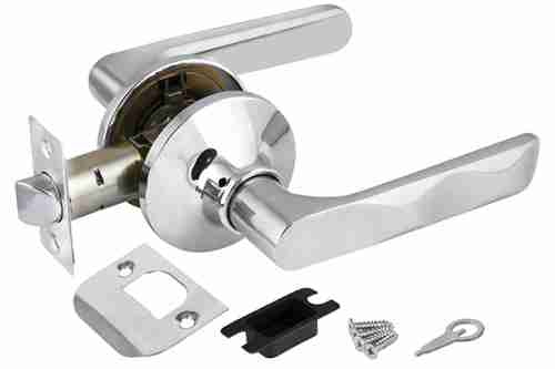 Ручка защелка 624/BL CP-P (хром) без фик.