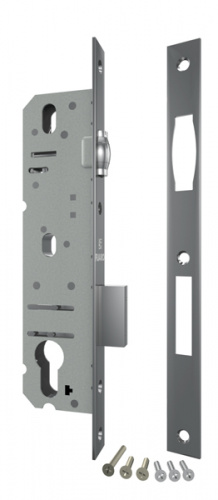 Корпус узкопрофильного замка с роликовой защёлкой Fuaro 5124-30 CP (хром)