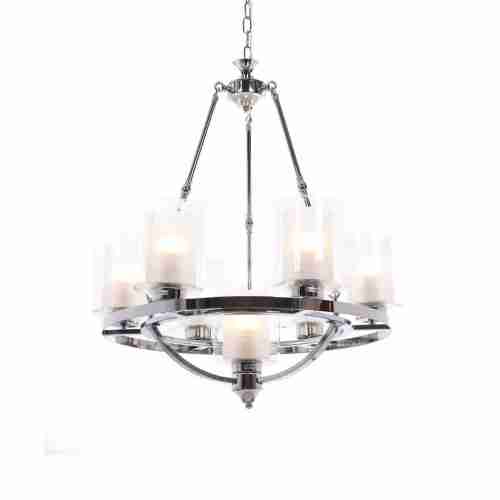 Подвесная люстра Lumina Deco Santini LDP 1220-7 CHR+WT