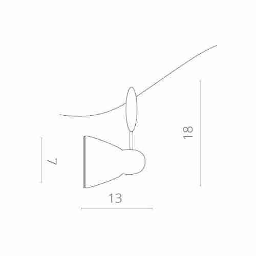 Трековый светильник Artelamp Rails Heads A3058PL-1WH