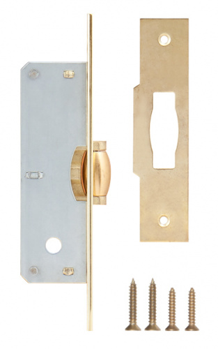 Защелка врезная для качающихся дверей ролик KALE KILIT 155/B 35 mm латунь