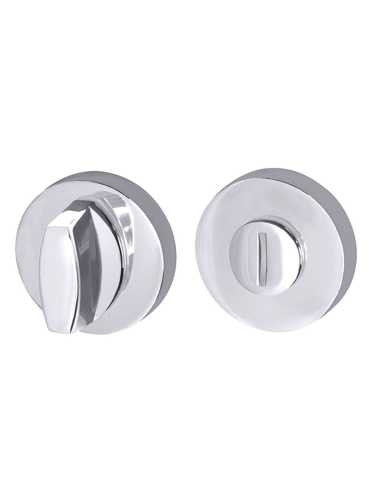 Комплект: Ручки Armadillo Urban ARC URB2 CP/CP/White-14 + Завертка BK6.R.URB52 СР-8 хром