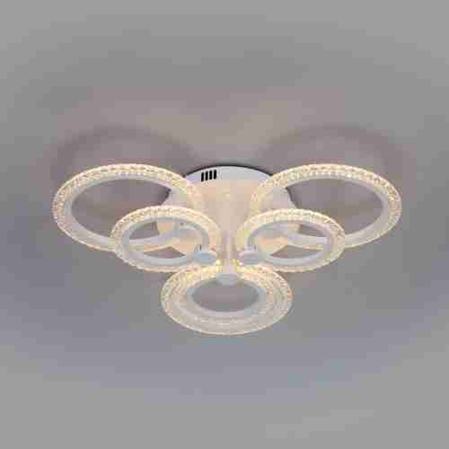 Потолочная светодиодная люстра Eurosvet Wellen 90226/6 белый