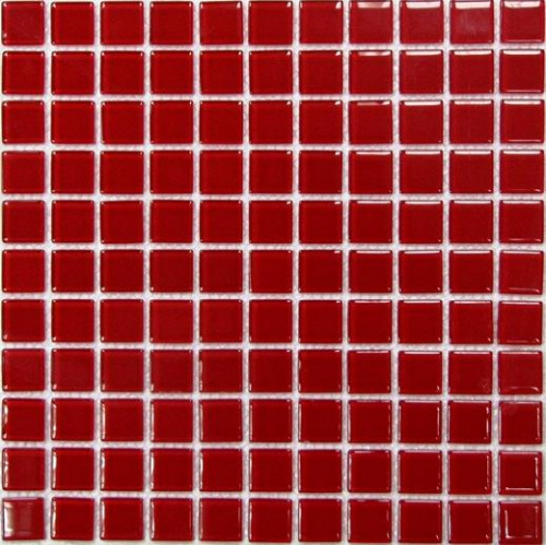 Мозаика Bonaparte стекло с камнем Red Glass 4х25х25 30х30
