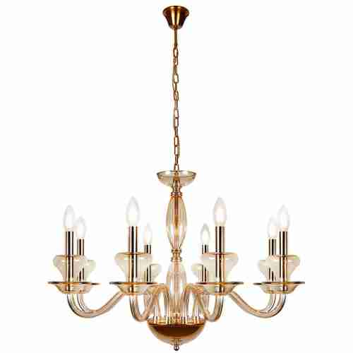 Подвесная люстра iLamp Mercury P9448-8 Gold