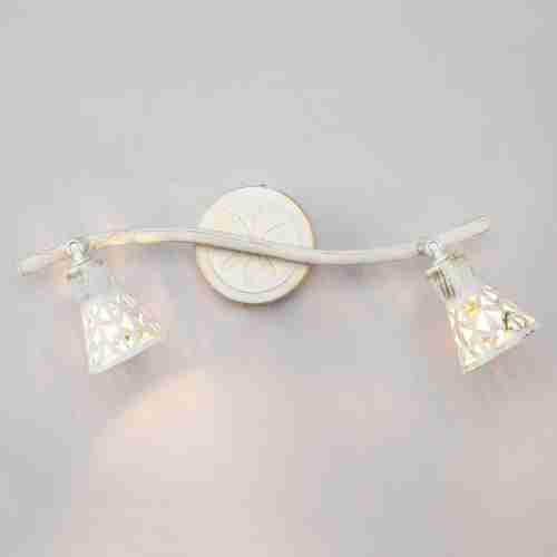 Спот Eurosvet 20027/2 белый с золотом