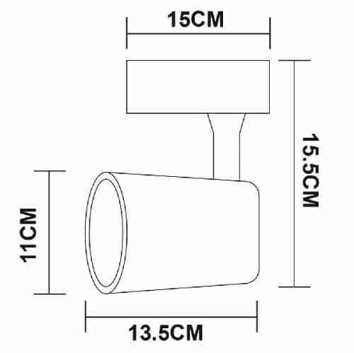 Трековый светильник Artelamp Amico A1830PL-1BK