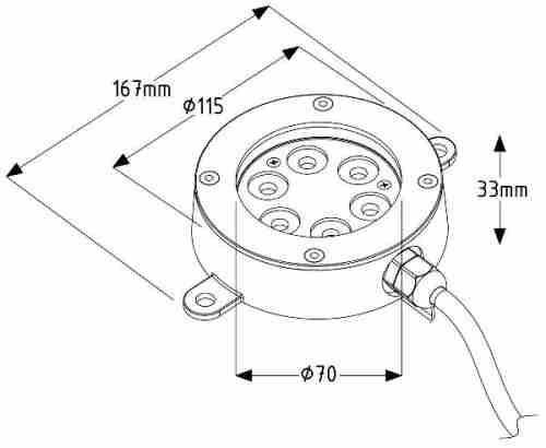 Встраиваемый светильник Deko-Light Shark I RGB 785017