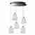 Подвесная светодиодная люстра iLedex Flora WD8007-5 CR