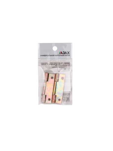 Петля Ajax (Аякс) карточная универсальная LM/IN22x35x1U YZN желтый цинк (2 шт)