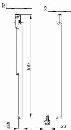 Трековый светильник Deko-Light Linear 60 707015