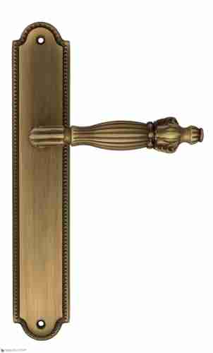 Дверная ручка Venezia "OLIMPO" на планке PL98 матовая бронза