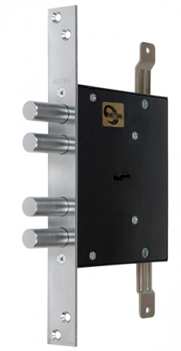 Замок врезной сувальдный МЕТТЭМ ЗВ8 141.1.0 с тягами (ЗВСП-2Т-1) L-16, 5 кл.