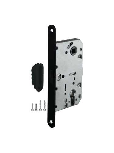 Корпус врезного замка с защелкой MAGNLN85-50 BL черный