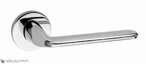 Дверная ручка на круглом основании Fratelli Cattini "FEO" 7FS-CR полированный хром