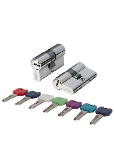 Цилиндровый Punto (Пунто) механизм MaxPro7000Key 52mm (21+10+21) SSC сатин.хром 7key