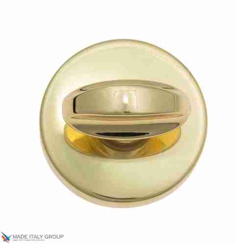 Фиксатор поворотный на круглом основании Fratelli Cattini WC 7-OLV полированная латунь