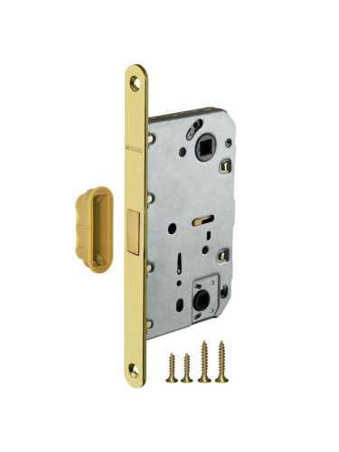 Ручка дверная Armadillo (Армадилло) межкомнатная R.LD54.Libra26 (Libra LD26) SG/GP-4 матовое золото/золото  Набор 8