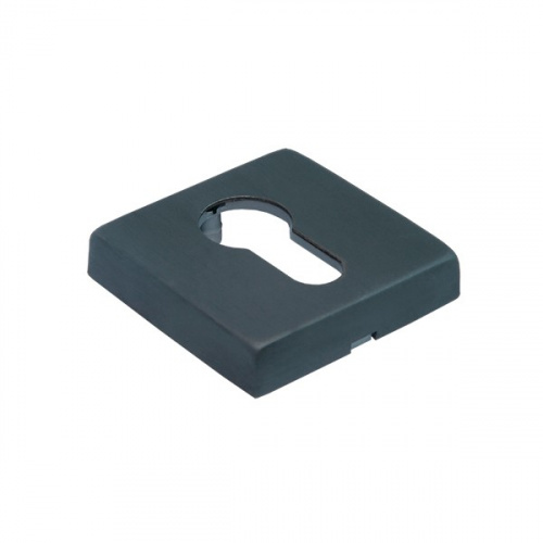 Накладка дверная с квадратным основанием под цилиндр Morelli Luxury ECO LUX-KH-Q NERO