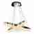 Подвесной светодиодный светильник iLedex Crystal ice MD7212-90A CR