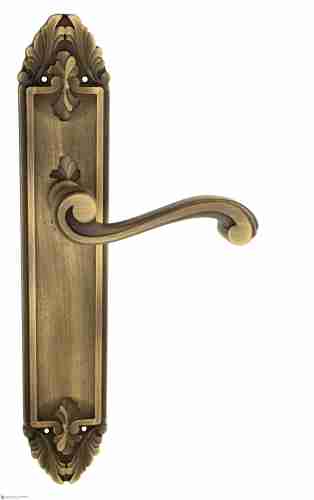 Дверная ручка Venezia "VIVALDI" на планке PL90 матовая бронза