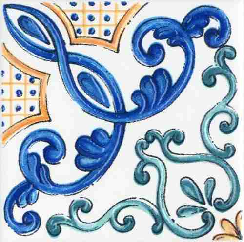 Плитка керамическая Kerama Marazzi Капри майолика STG\A454\5232 декор 20х20