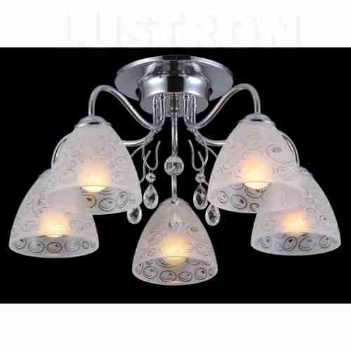 Люстра потолочная Natali Kovaltseva 11453/5C CHROME