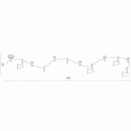 Трековая система в сборе Artelamp Rails Kits A3058PL-6SI