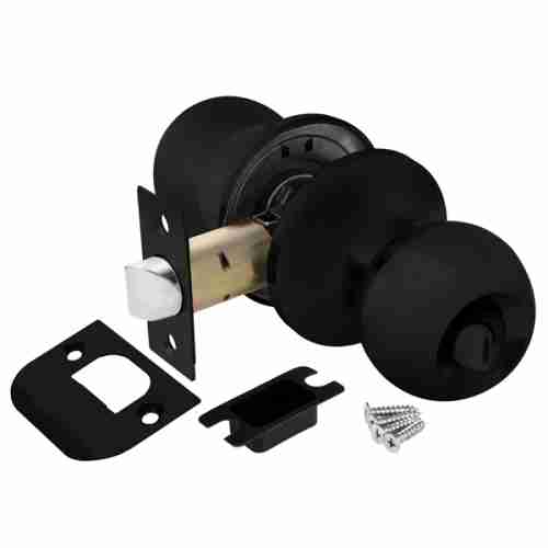 Ручка защелка 6082 BL-B (фик.) черный