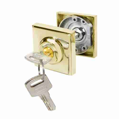 Завертка сантехническая Ajax (Аякс) с фиксацией ключом BK6.FIX.JK GP-5 золото