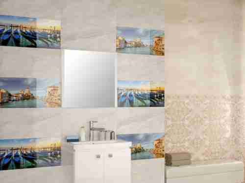 Бордюр Cersanit Universal Glass красный UG1L413 2х60