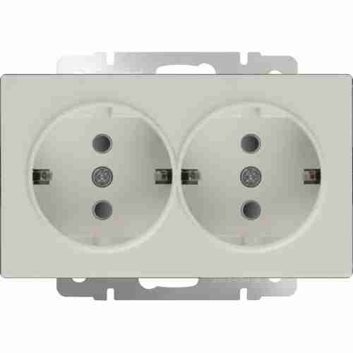 Розетка Werkel Слоновая кость WL03-SKG-02-IP20