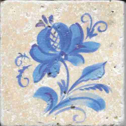 Плитка керамическая Stone4Home Provance Гжель Provance Г 4 декор 10х10
