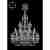 Люстра подвесная Art Classic 11.11.16+8+4.300.3d.XL-128.Gd.Sp