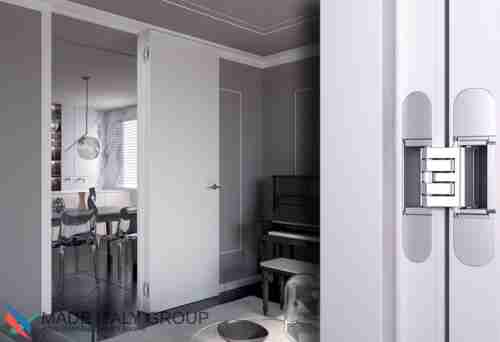 Kubica HYBRID 6360 45 BR петля скрытая универсальная асимметричная, цвет БРОНЗА (60 kg)