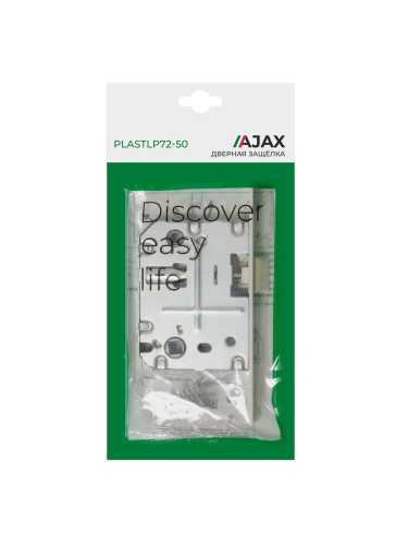 Защелка Ajax (Аякс) врезная PLASTLP72-50 (LP72-50) WH белый