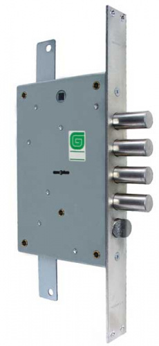 Замок врезной сувальдный с защёлкой Гардиан ЗВ 21.12 Т с тягами, 5 кл. /123:449/