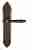 Дверная ручка Venezia "PELLESTRINA" на планке PL90 темная бронза