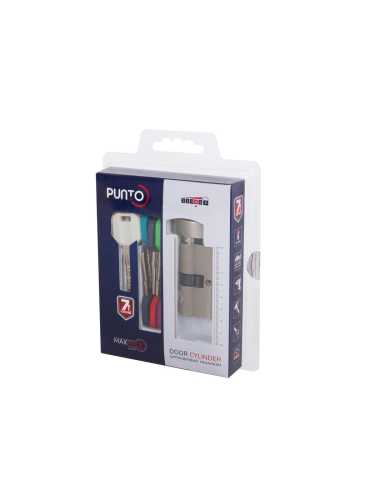 Цилиндровый Punto (Пунто) механизм MaxPro7002Knob70mm(30+10+30) BL черный 7key с вертушкой