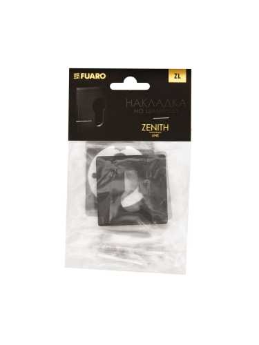 Накладка Fuaro (Фуаро) на цилиндр ET.K.ZL52 BL-24 черный