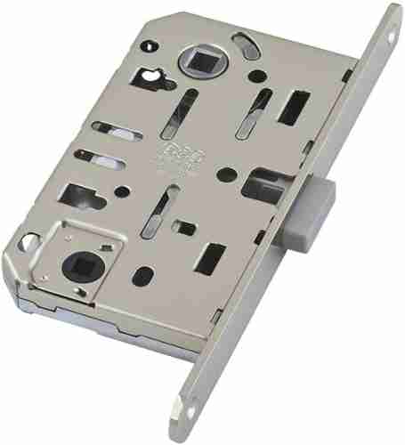 Замок дверной межкомнатный WC AGB (АГБ) B06102.50.34 хром мат магнитный тех упаковка без отв. планки