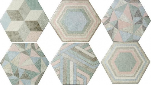 Керамогранит Dune Portland Hexagon Deco напольная 25х21,5