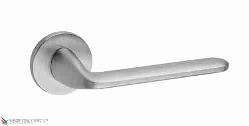 Дверная ручка на круглом основании Fratelli Cattini "FEO" 7FS-CS матовый хром