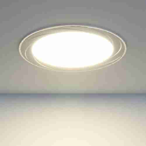 Светильник точечный Elektrostandard DLR004 12W 4200K WH белый