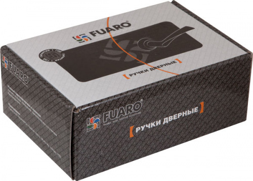 Ручки дверные межкомнатные Fuaro LOUNGE AR AB/GP-7 бронза/золото, квадрат 8x130 мм