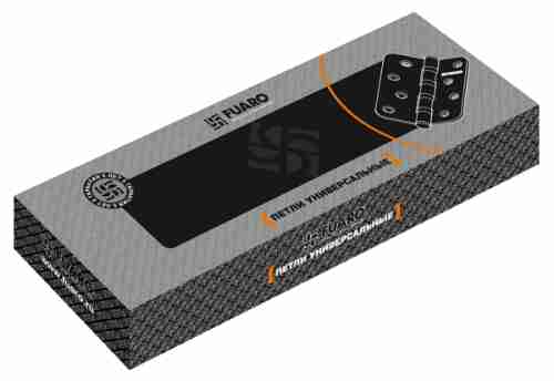 Комплект 4 шт. - Петля Fuaro (Фуаро) универсальная IN4400U-R10 SN (4BB-R10 100x75x2,5) мат. никель