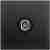 Розетка Werkel Черный матовый WL08-TV-2W