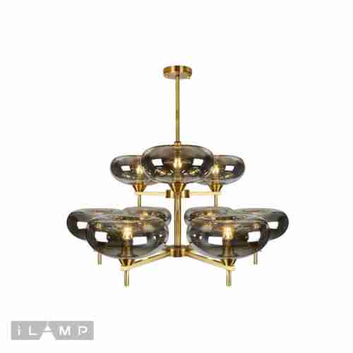 Потолочная люстра iLamp Rivoli 6607/9 GD
