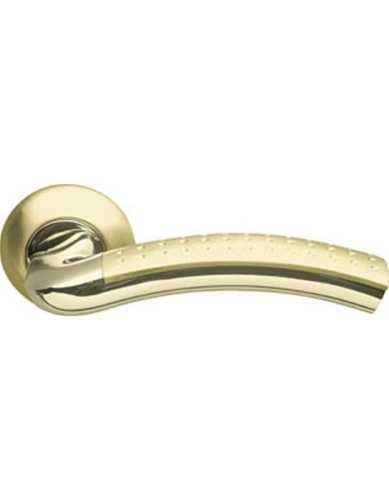 Комплект: Ручки Armadillo Libra LD26-1SG/GP-4+Завертка+Бесшумн замок и Петли Fuaro/мат золото/золото